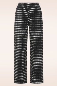 Mademoiselle YéYé - Relaxed Rhythm broek in zwart en wit