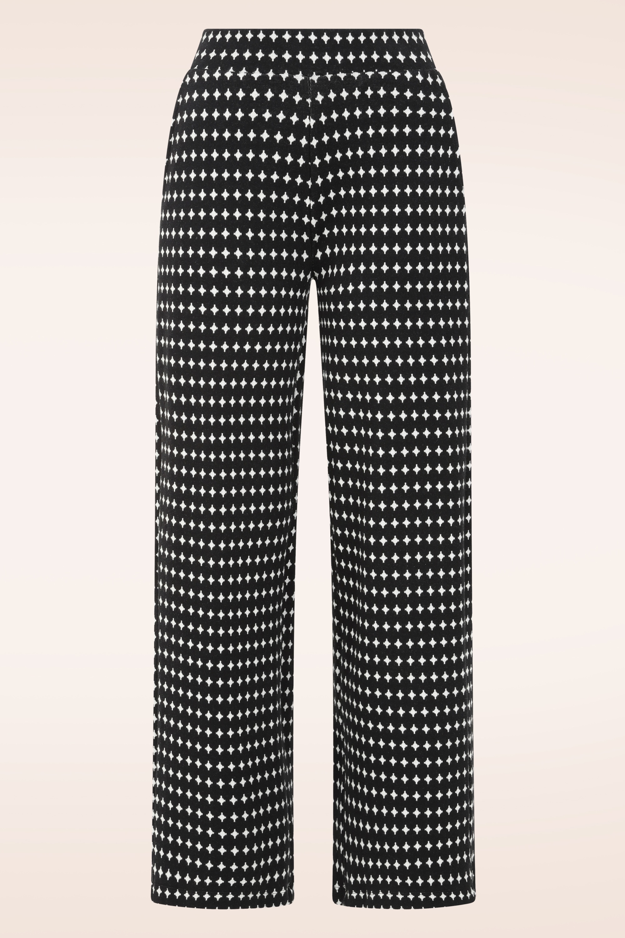 Mademoiselle YéYé - Relaxed Rhythm broek in zwart en wit