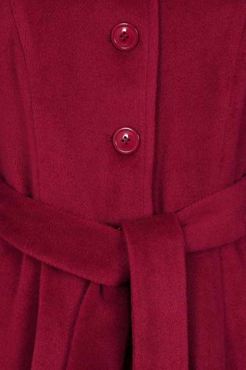 Topvintage Boutique Collection - Topvintage exclusive ~ Fairy Tale Swing Coat in rood 9