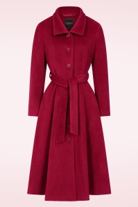 Topvintage Boutique Collection - Topvintage exclusive ~ Fairy Tale Swing Coat in rood 4