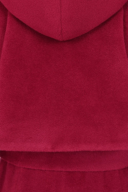 Topvintage Boutique Collection - Topvintage exclusive ~ Fairy Tale Swing Coat in rood 10