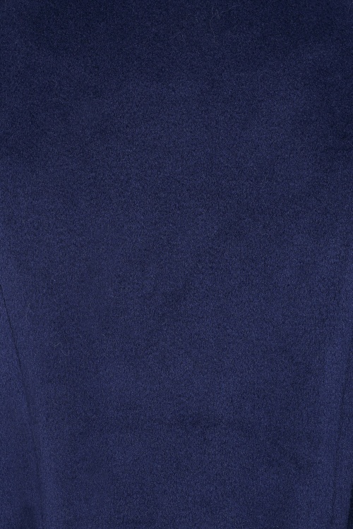 Topvintage Boutique Collection - Topvintage exclusive ~ Fairy Tale swing jas in middernacht blauw 6