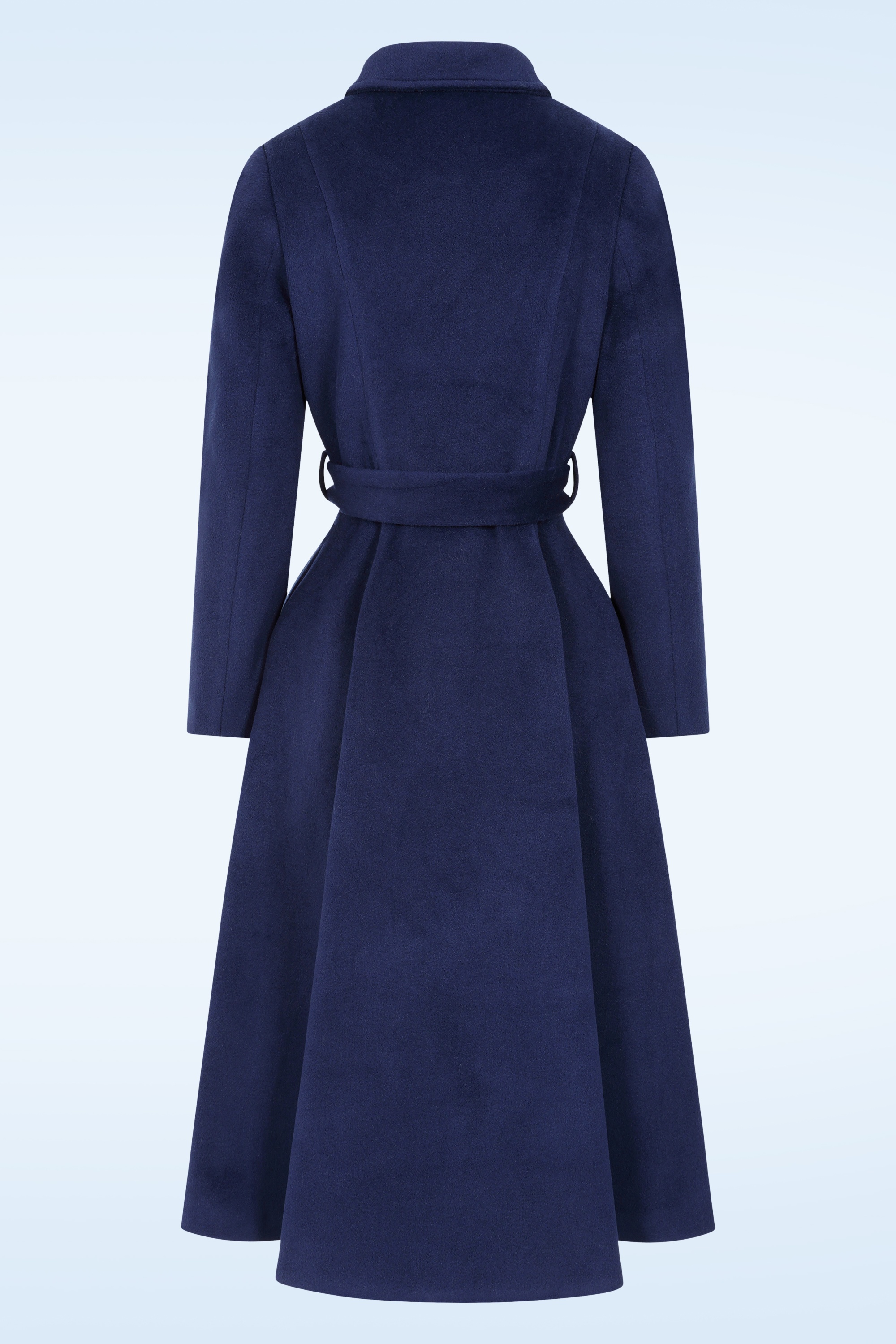 Topvintage Boutique Collection - Topvintage exclusive ~ Fairy Tale swing jas in middernacht blauw 4