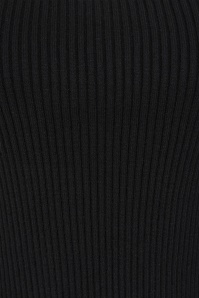 Rock-a-Booty - Ellen Ribbed top in zwart 3