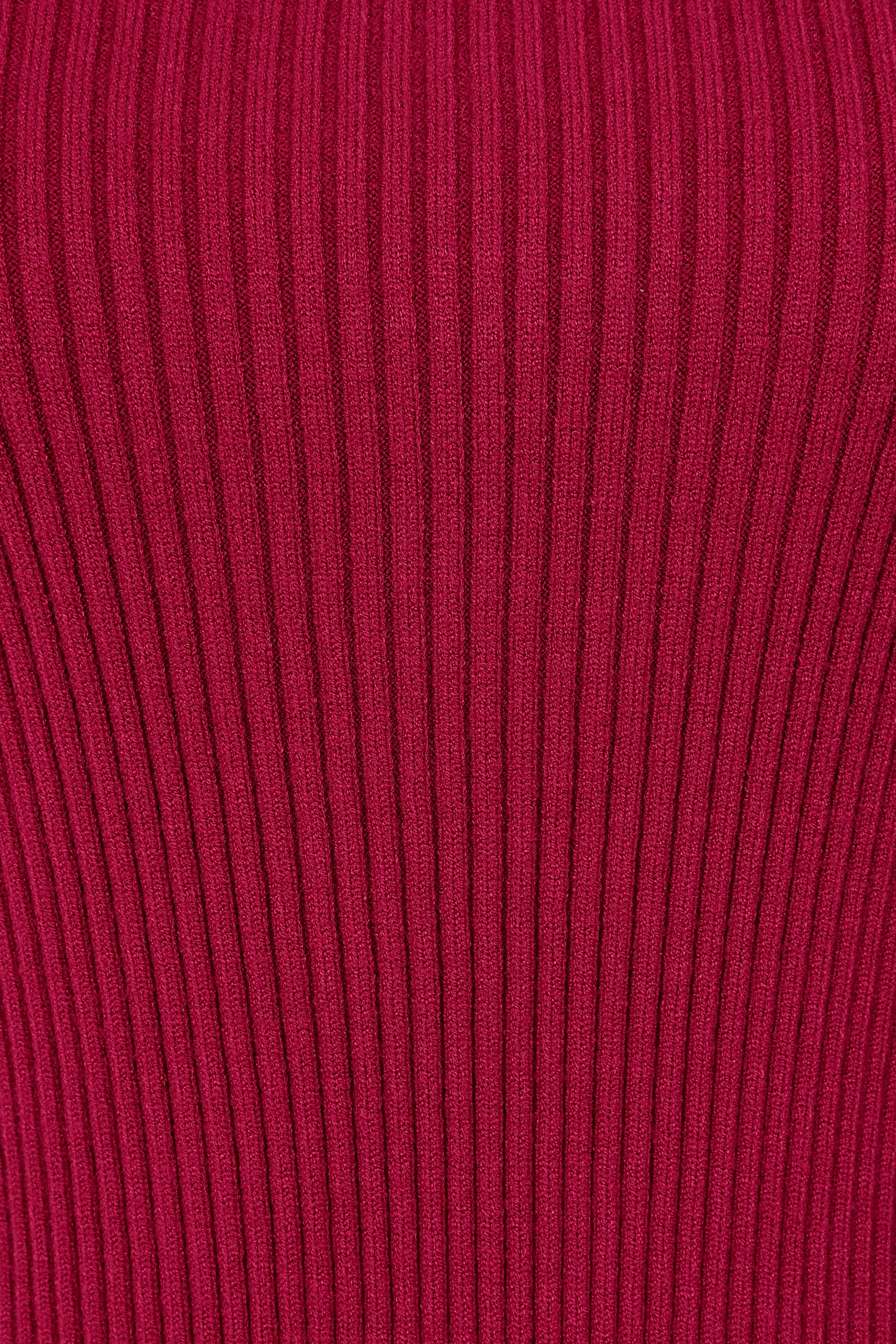 Rock-a-Booty - Ellen Ribbed top in bordeaurood 3