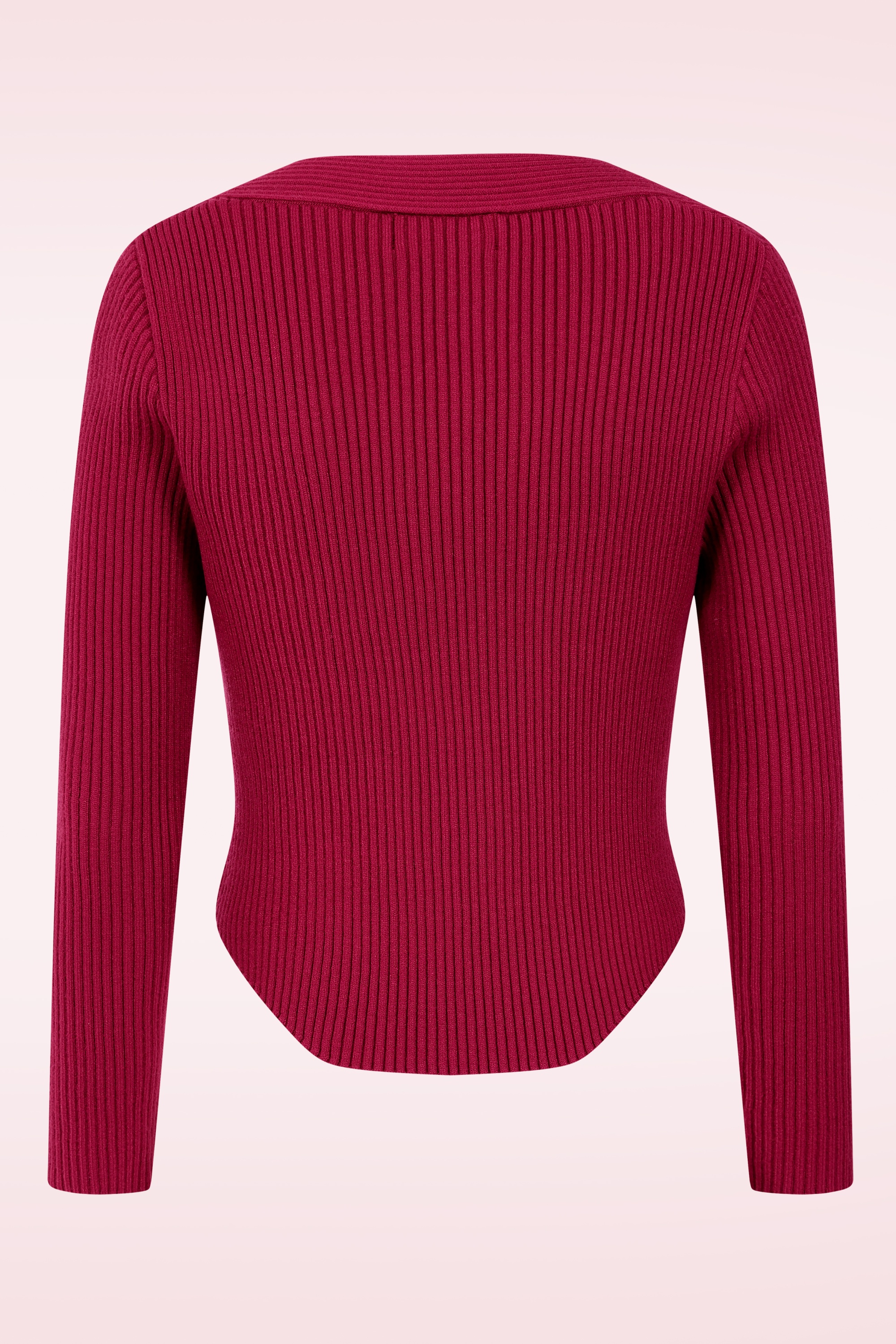 Rock-a-Booty - Ellen Ribbed top in bordeaurood 4