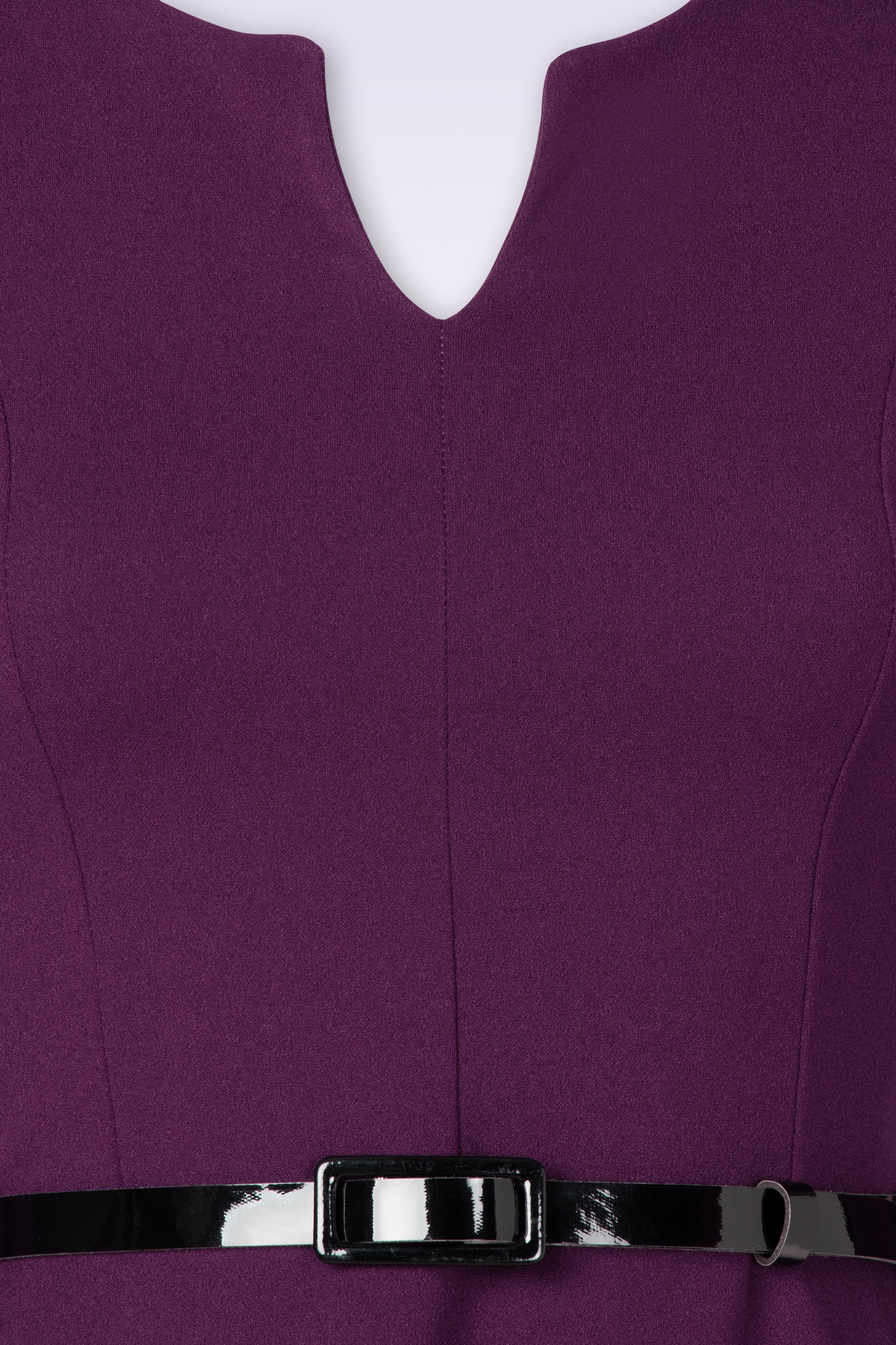 Vintage Chic for Topvintage - Topvintage exclusive ~ June swing jurk in aubergine  2