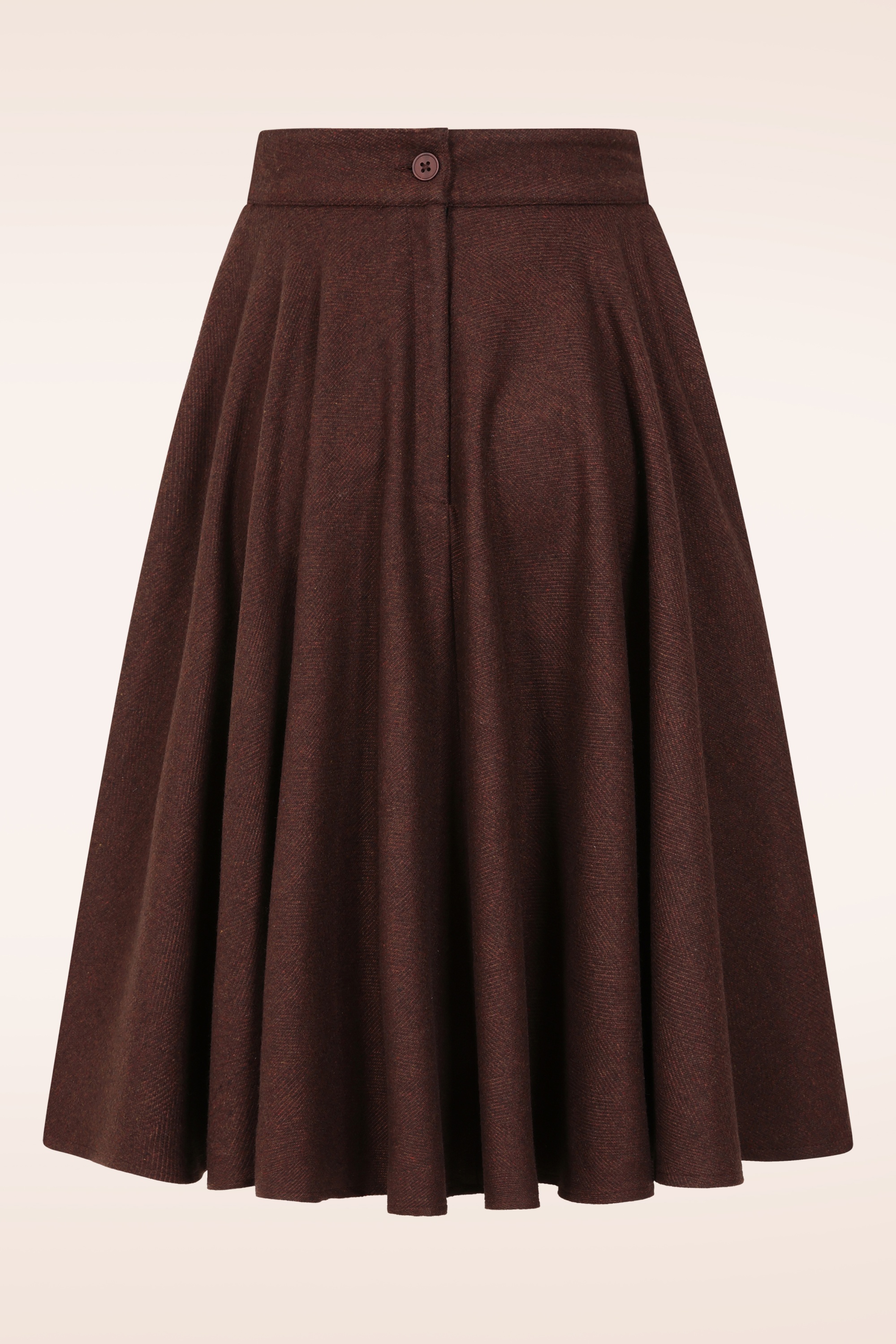 Timeless - Sophie wollen rok in donkerbruin 3