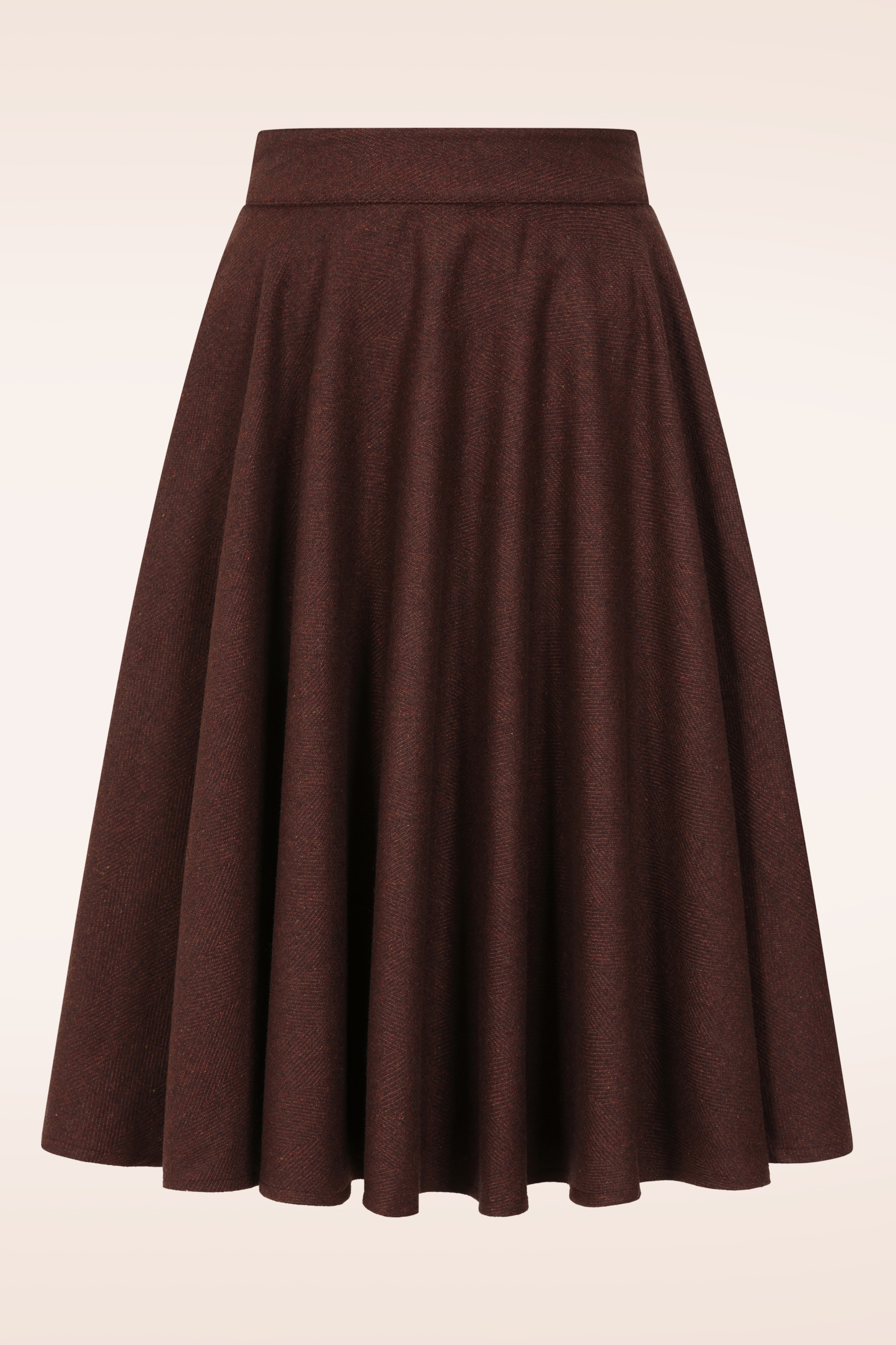 Timeless - Sophie wollen rok in donkerbruin