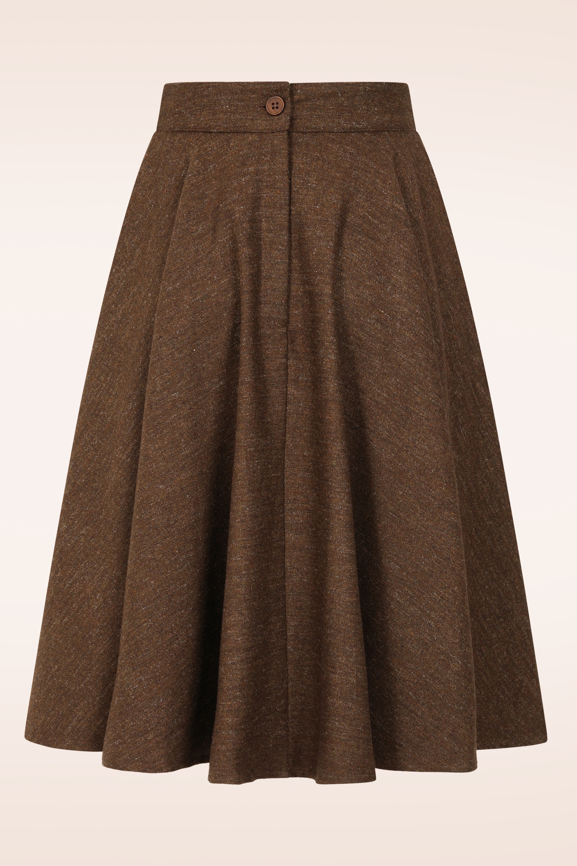 Timeless - Sophie wollen rok in chocoladebruin  4