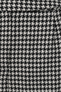 Timeless - Mika wollen pied de poule mini rok in zwart en wit 2