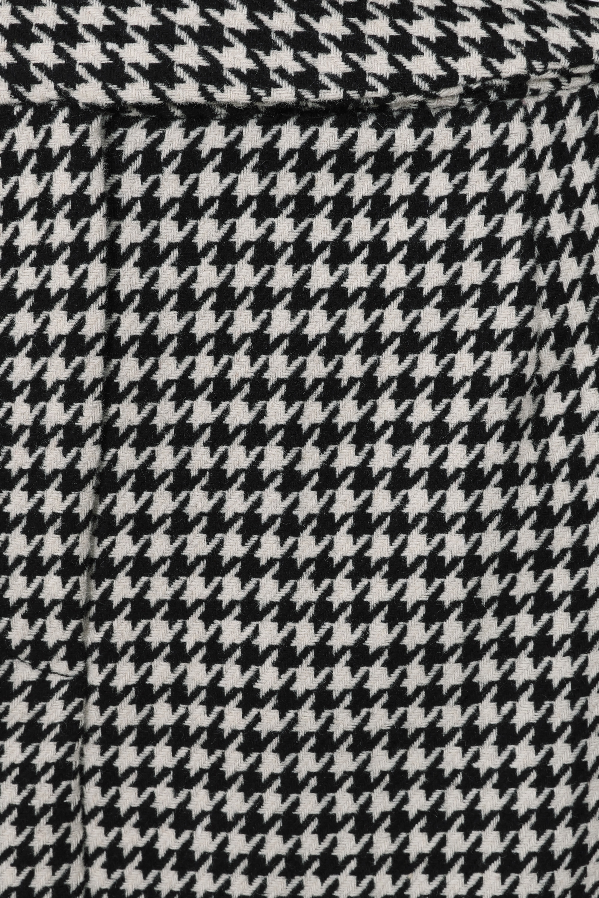 Timeless - Mika wollen pied de poule mini rok in zwart en wit 2