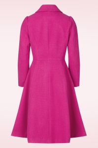 Hearts & Roses - Isabella swing jas in felroze ~ Topvintage exclusive  3