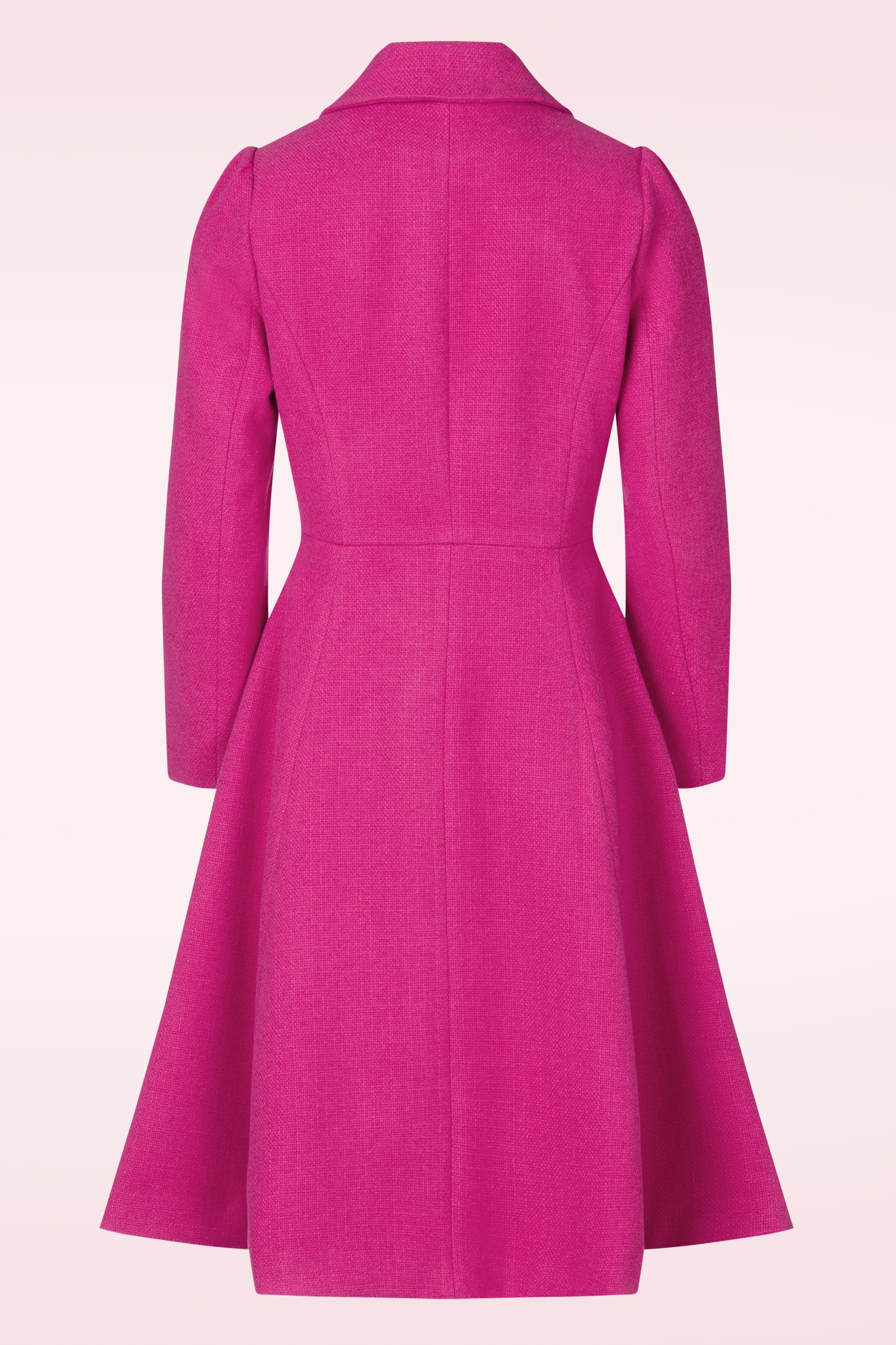 Hearts & Roses - Isabella swing jas in felroze ~ Topvintage exclusive  3