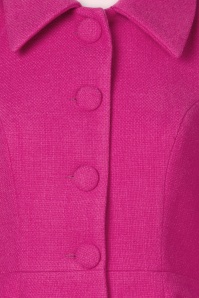 Hearts & Roses - Isabella swing jas in felroze ~ Topvintage exclusive  2