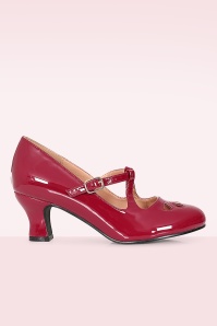 Banned Retro - Glamour in Time pumps in bordeauxrood