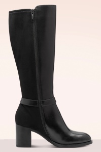 Tamaris - Lauren lederen laarzen in zwart 5