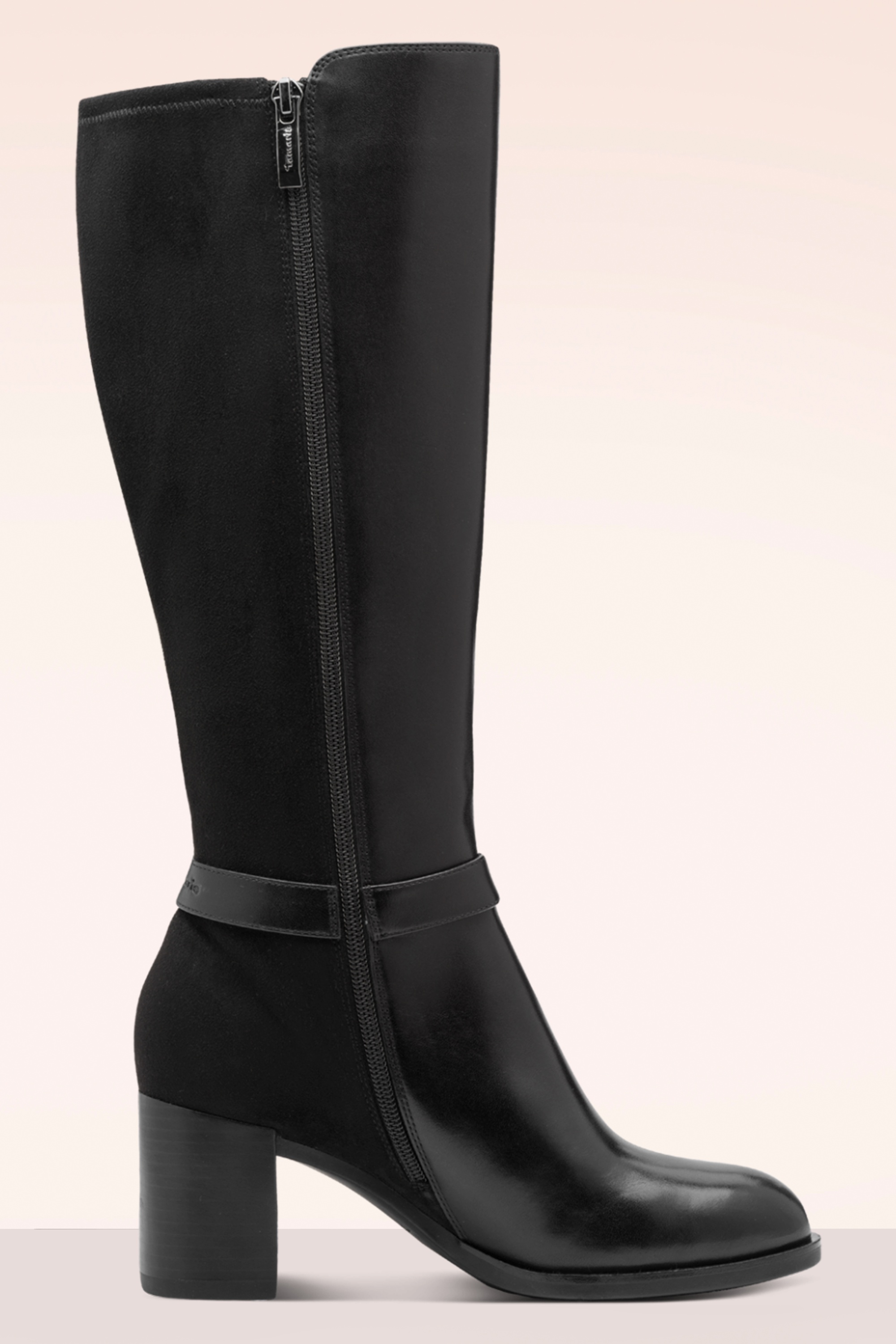 Tamaris - Lauren lederen laarzen in zwart 5