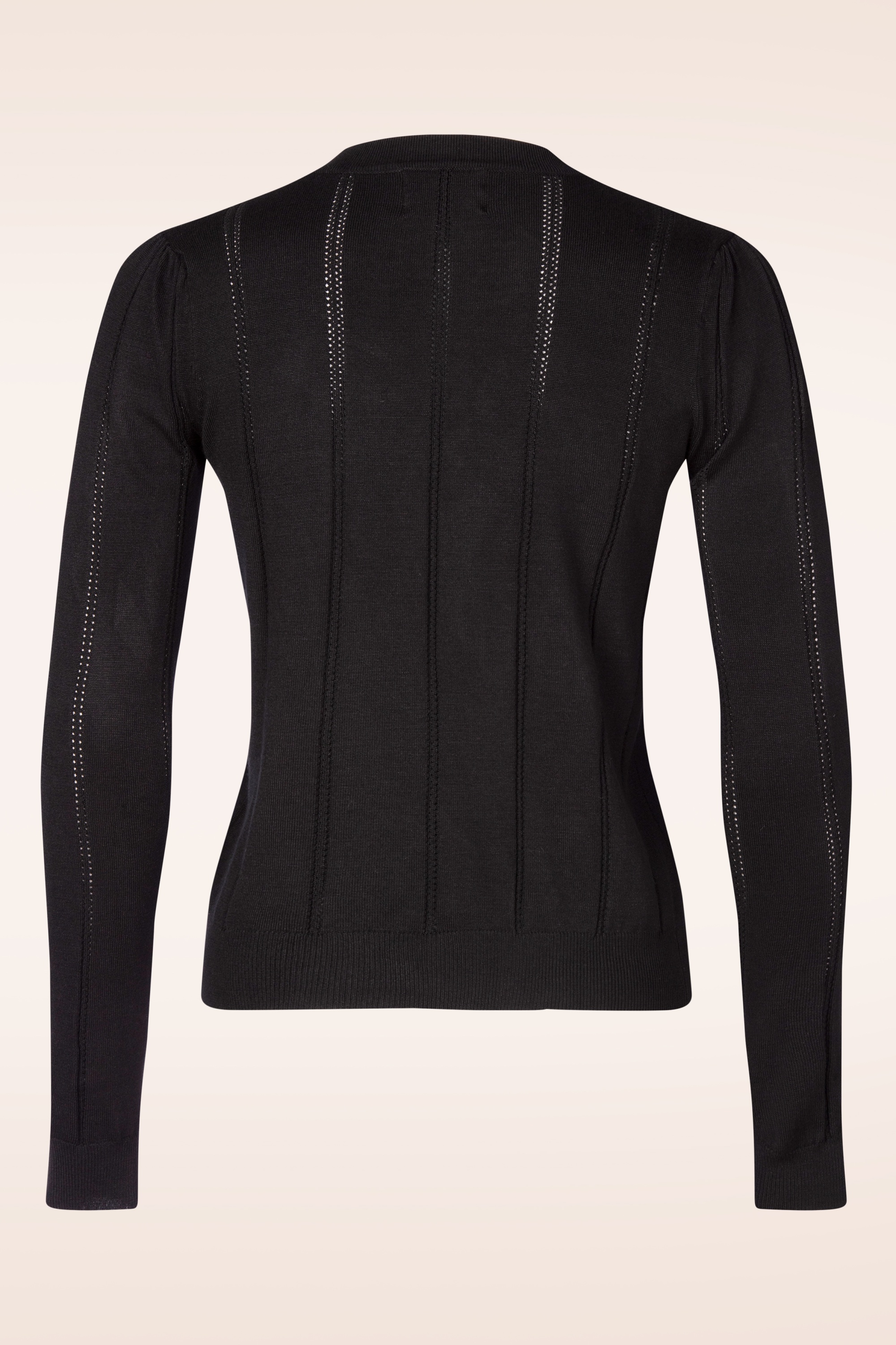 Hearts & Roses - Shelly gebreide trui in zwart 3