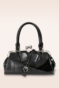 Banned Retro - Bonne Nuit handtas in zwart 3