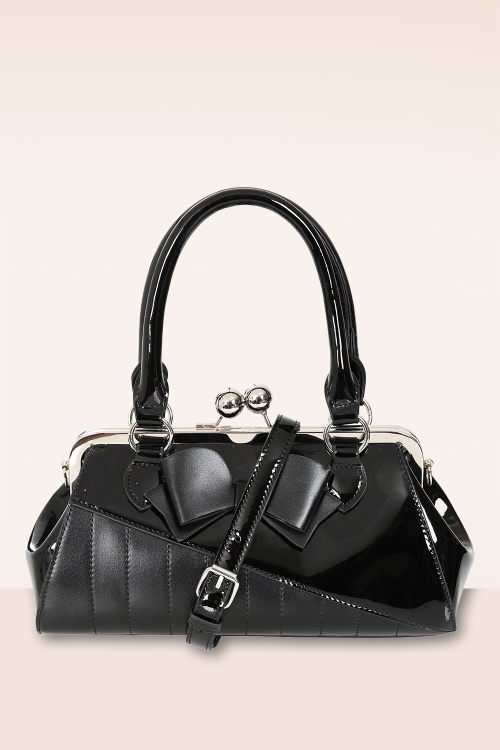 Banned Retro - Bonne Nuit handtas in zwart 3