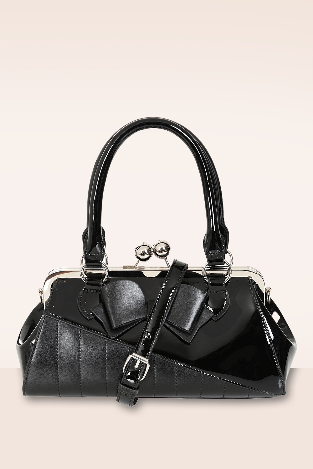 Banned Retro - Bonne Nuit handtas in zwart 3