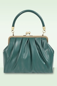 Banned Retro - Scarlett Frame tas in pine groen