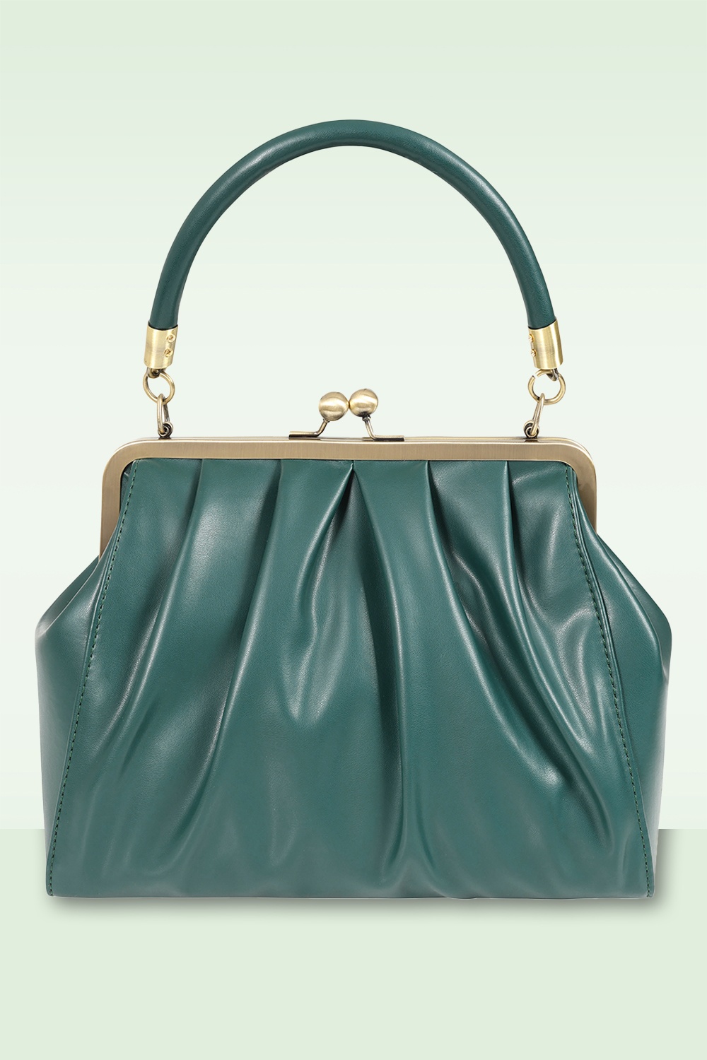 Banned Retro - Scarlett Frame tas in pine groen