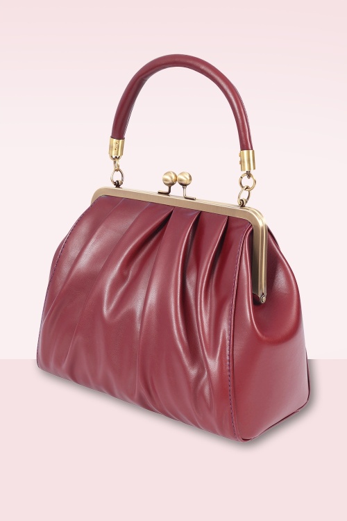 Banned Retro - Scarlett Frame tas in dieprood 3