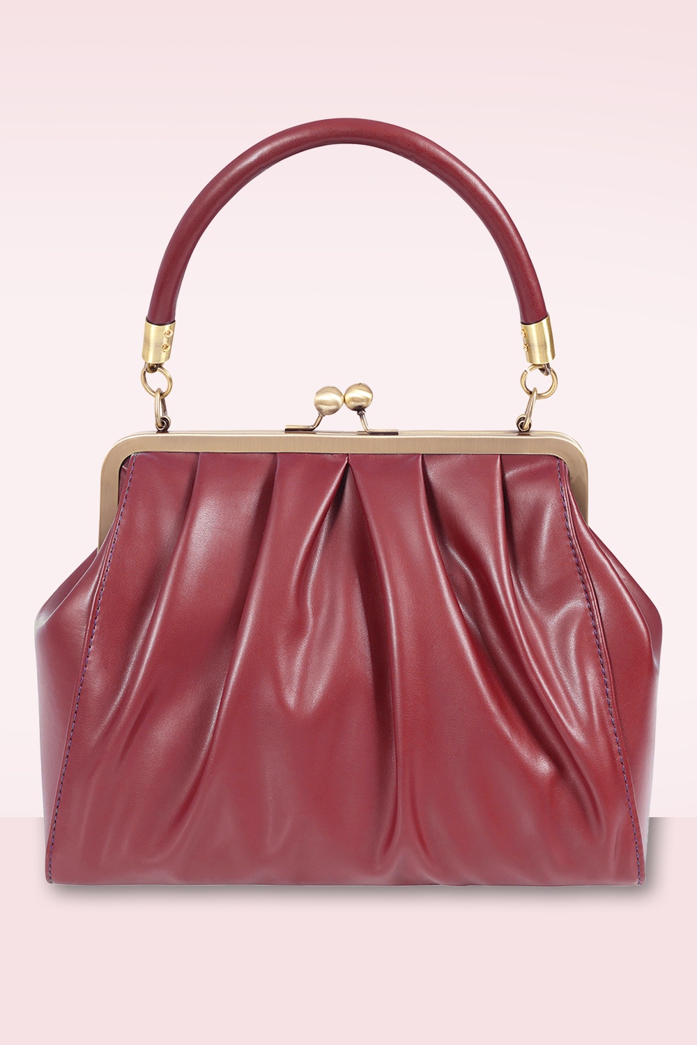 Banned Retro - Scarlett Frame tas in dieprood