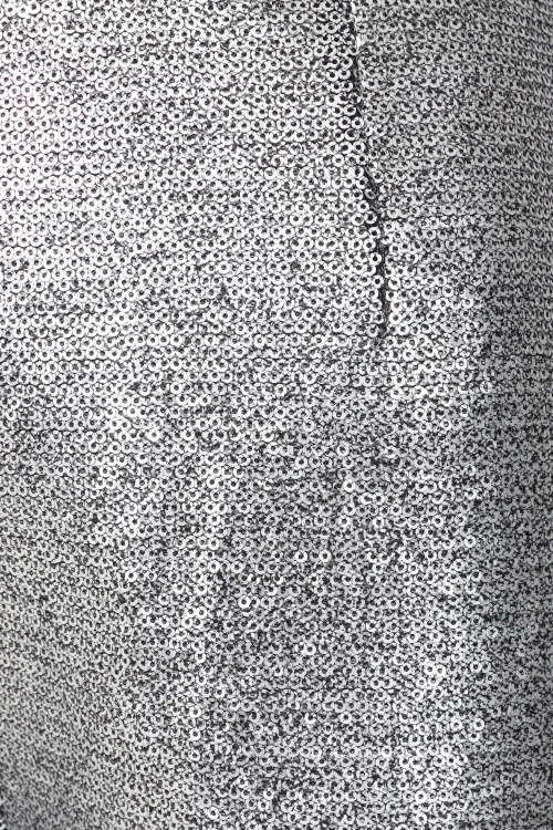Glamorous - Rebecca pailletten short in zilver   3