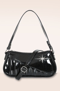 Banned Retro - Starlit Shimmer handtas in zwart 4