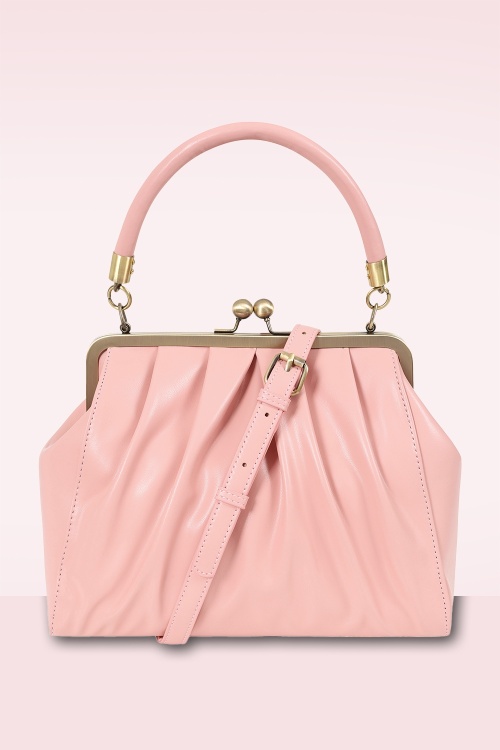 Banned Retro - Scarlett Frame tas in poederroze 4