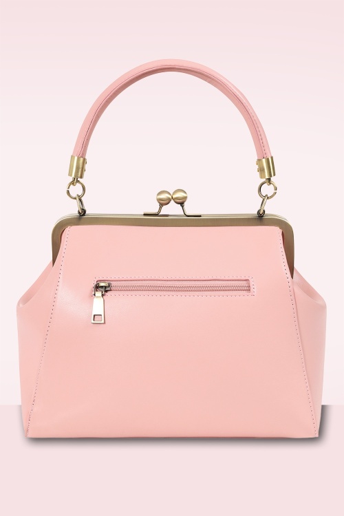 Banned Retro - Scarlett Frame tas in poederroze 5