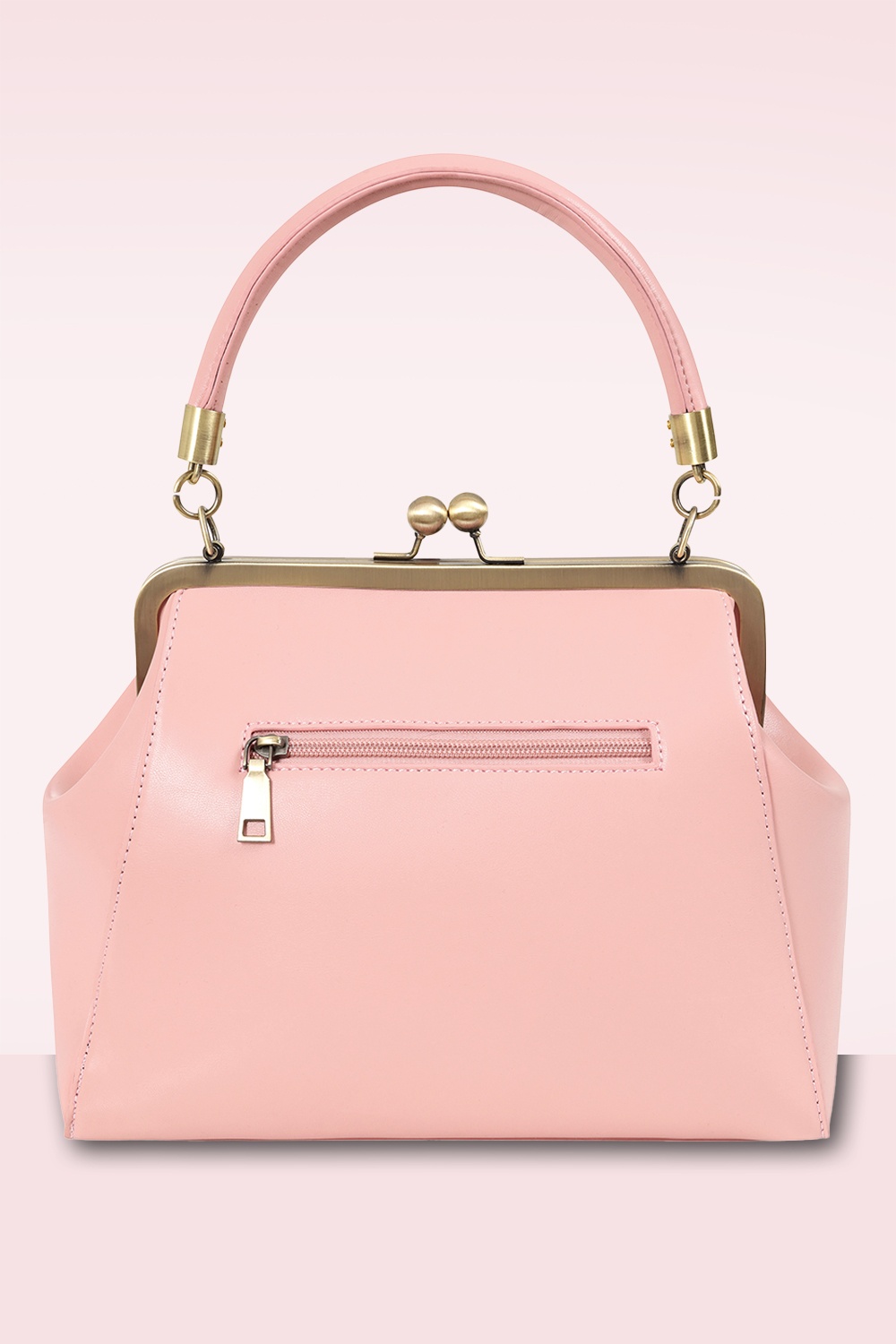 Banned Retro - Scarlett Frame tas in poederroze 5