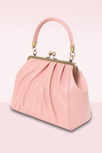 Banned Retro - Scarlett Frame tas in poederroze 2