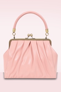 Banned Retro - Scarlett Frame tas in poederroze