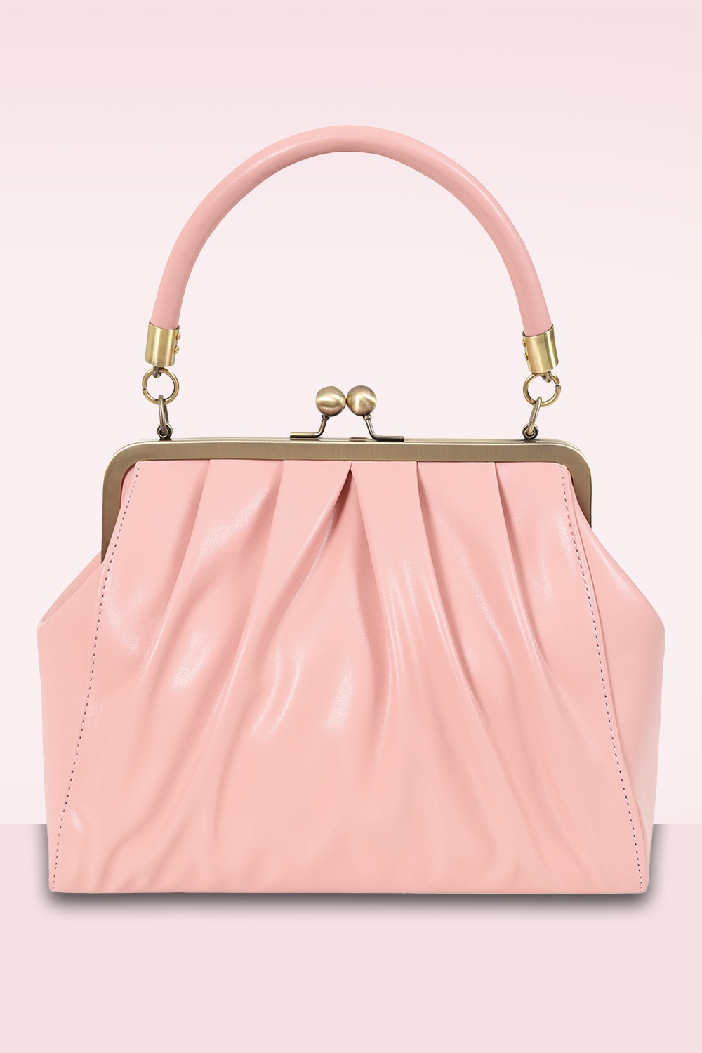 Banned Retro - Scarlett Frame tas in poederroze