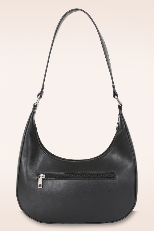 Banned Retro - Witching Cat handtas in zwart 4