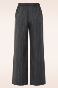 Glamorous - Avery pinstripe pantalon in donkergrijs  3