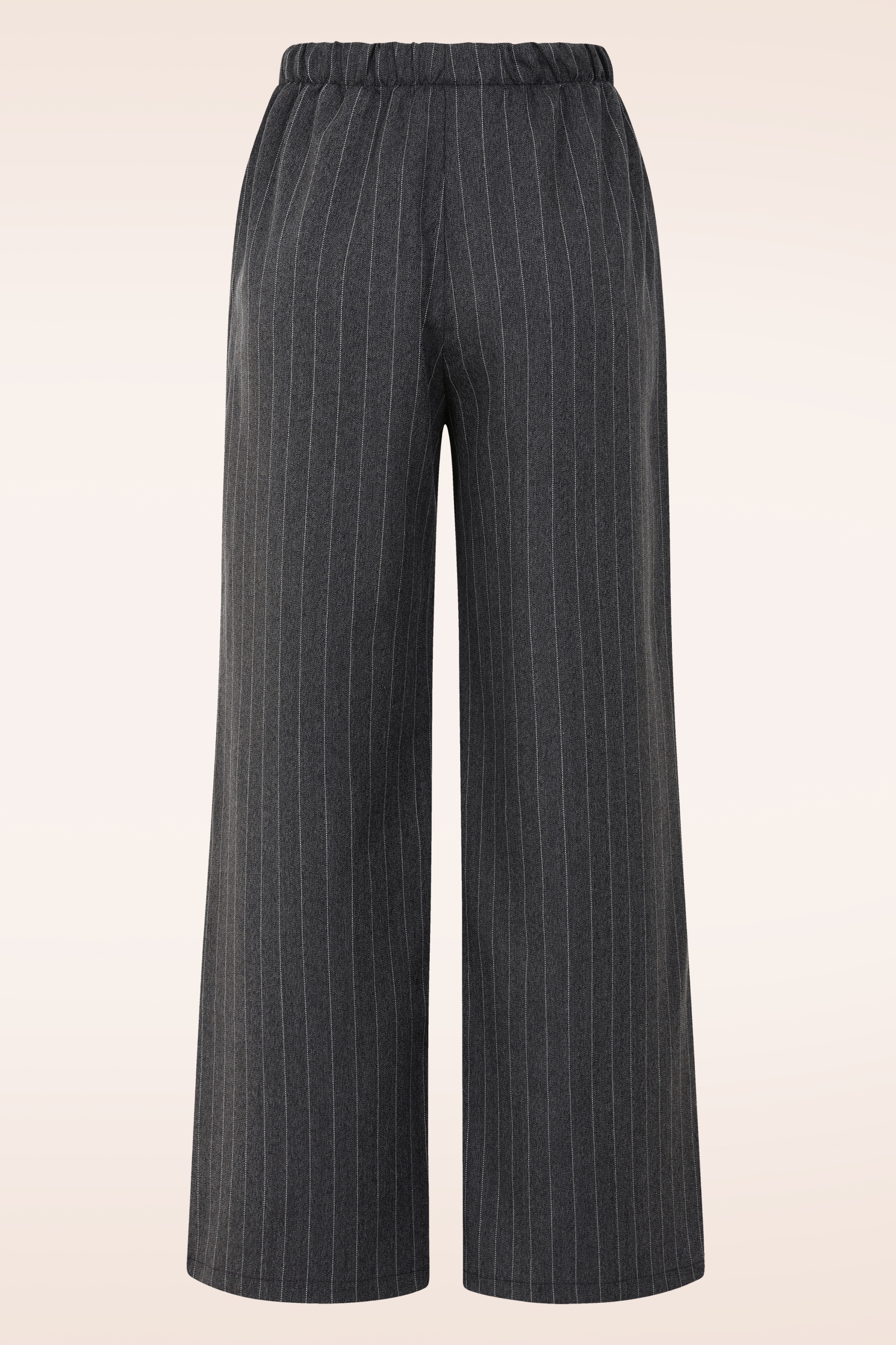 Glamorous - Avery pinstripe pantalon in donkergrijs  3