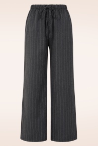 Glamorous - Avery pinstripe pantalon in donkergrijs 