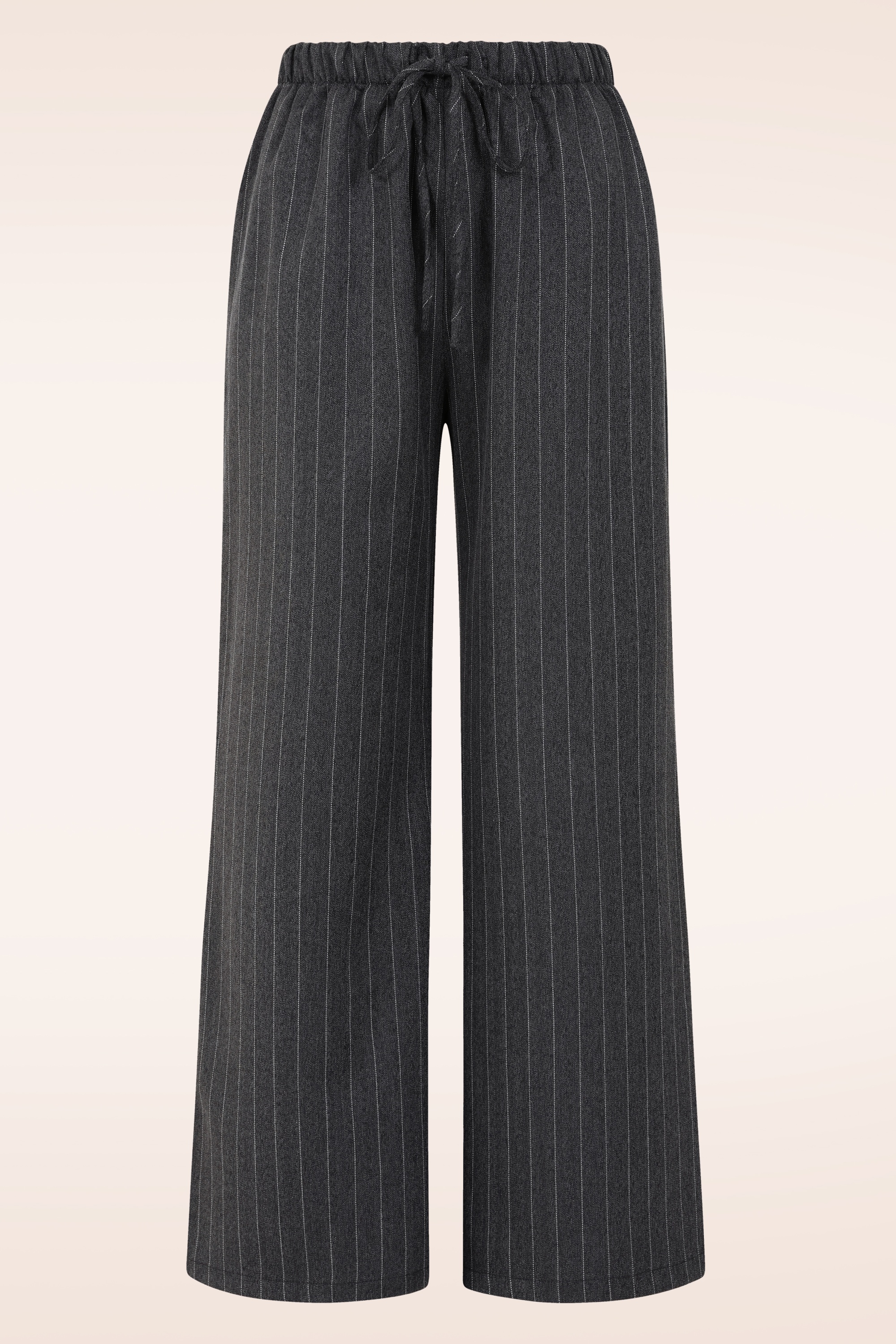Glamorous - Avery pinstripe pantalon in donkergrijs 