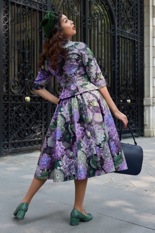 Miss Candyfloss - Laly Violette blazer jasje in hortensia paars 3