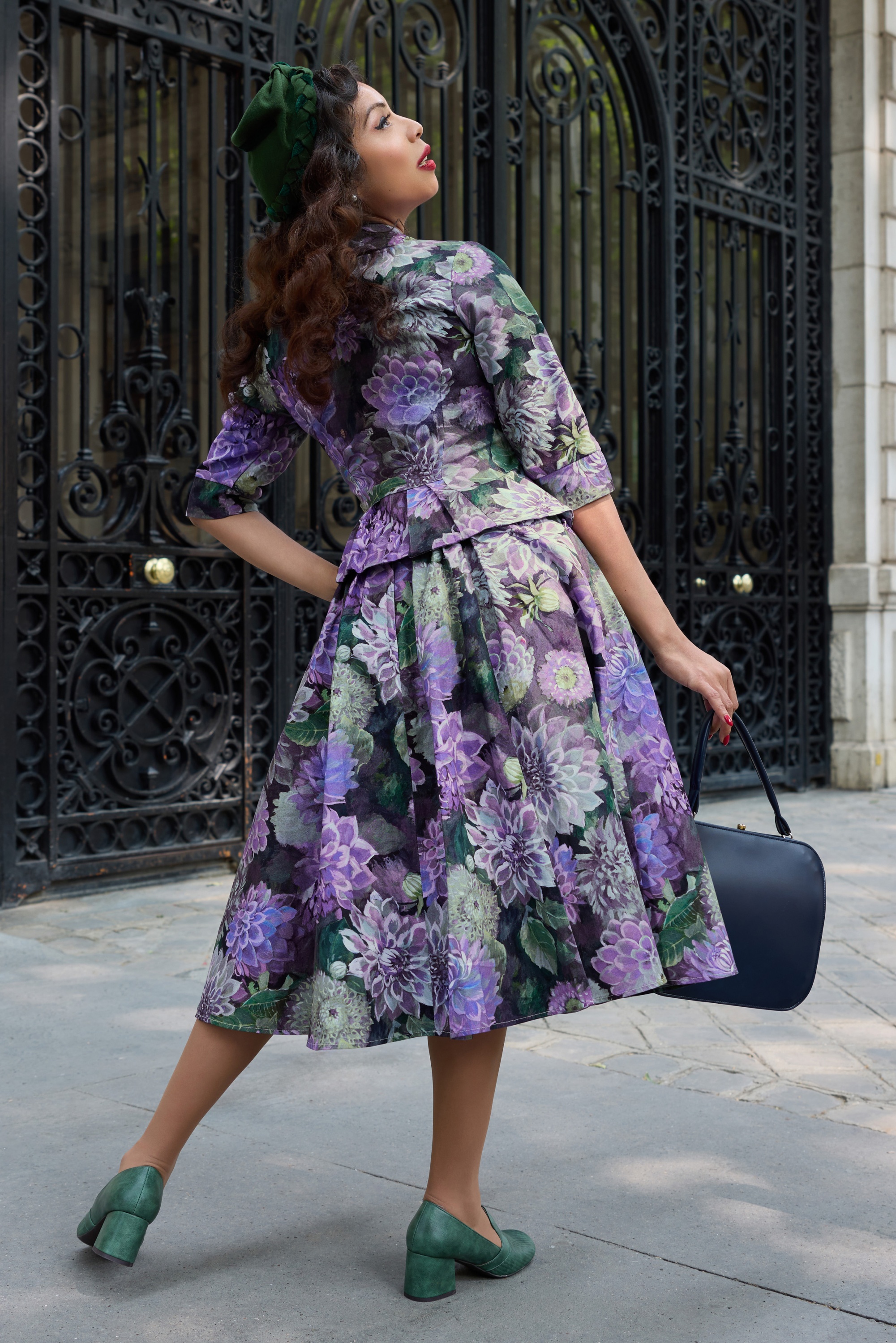 Miss Candyfloss - Laly Violette blazer jasje in hortensia paars 3