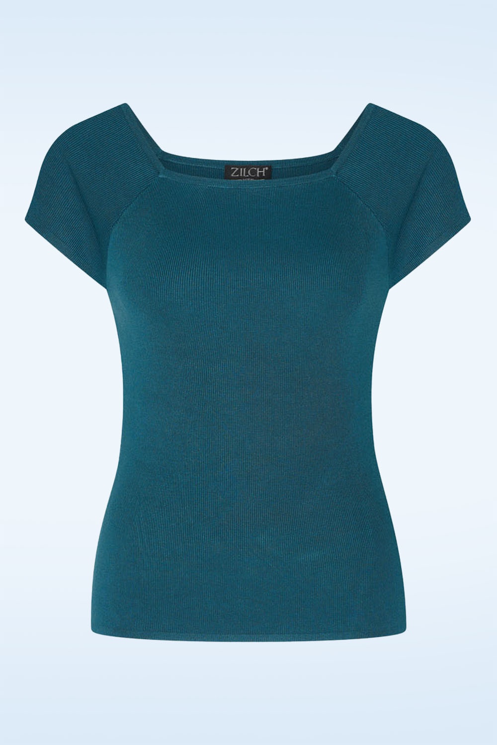 Zilch - Kaylie top in petrol blauw