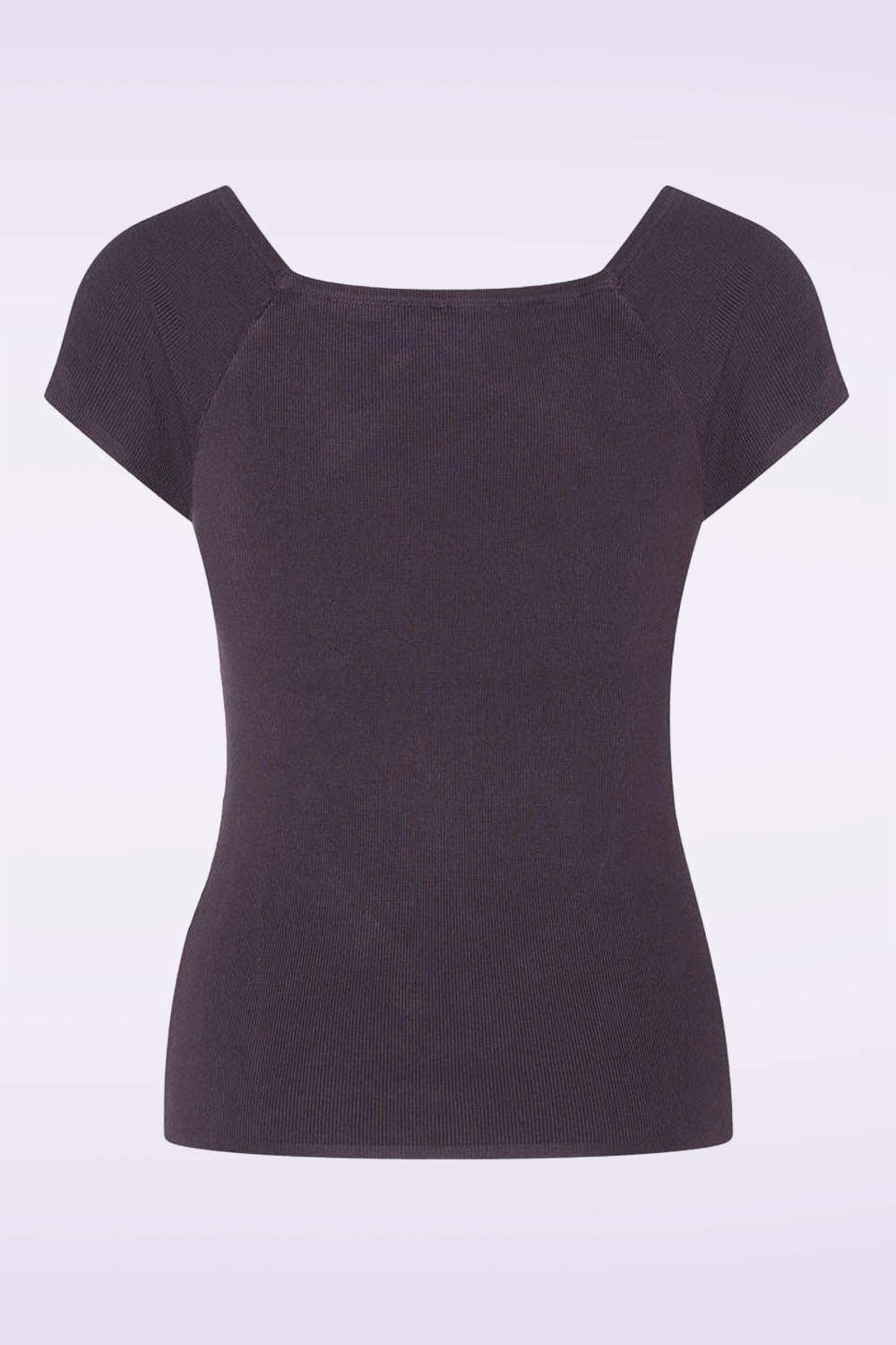 Zilch - Kaylie top in donker pruimpaars 2