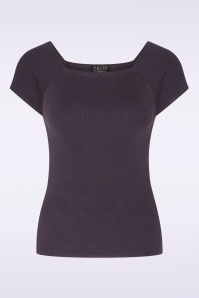 Zilch - Kaylie top in donker pruimpaars