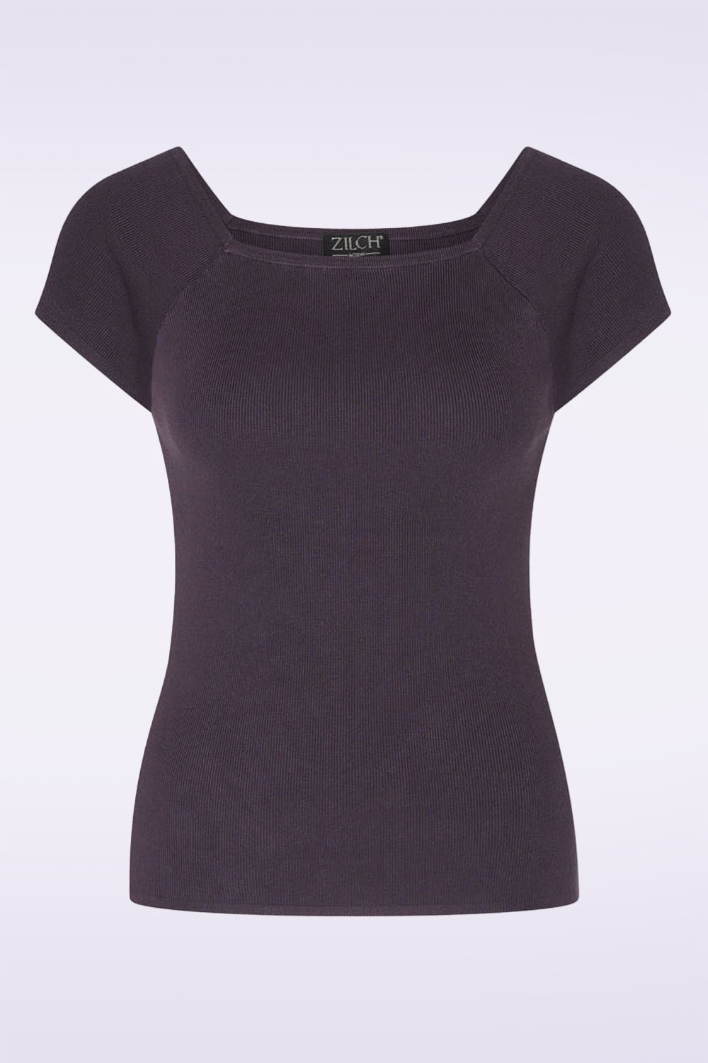 Zilch - Kaylie top in donker pruimpaars