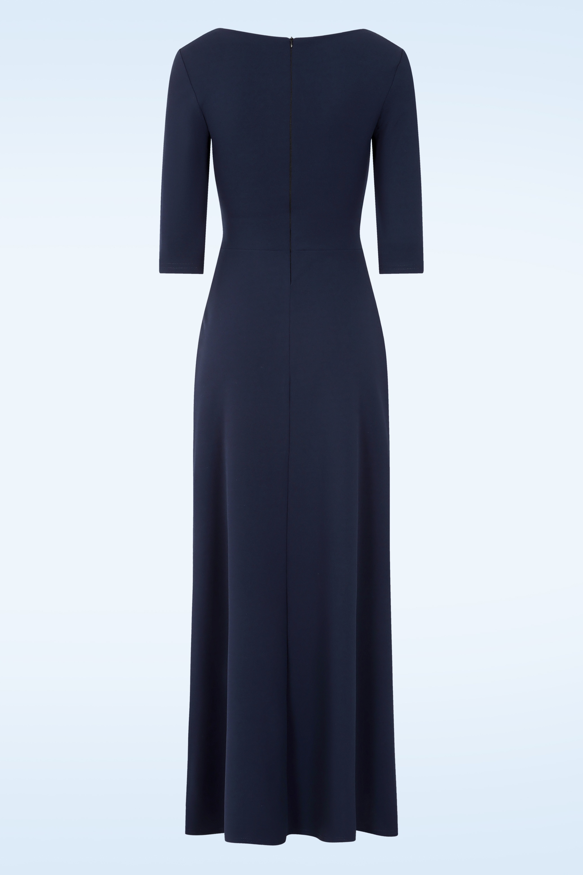 Vintage Chic for Topvintage - Topvintage exclusive ~ Davina maxi jurk in navy 3
